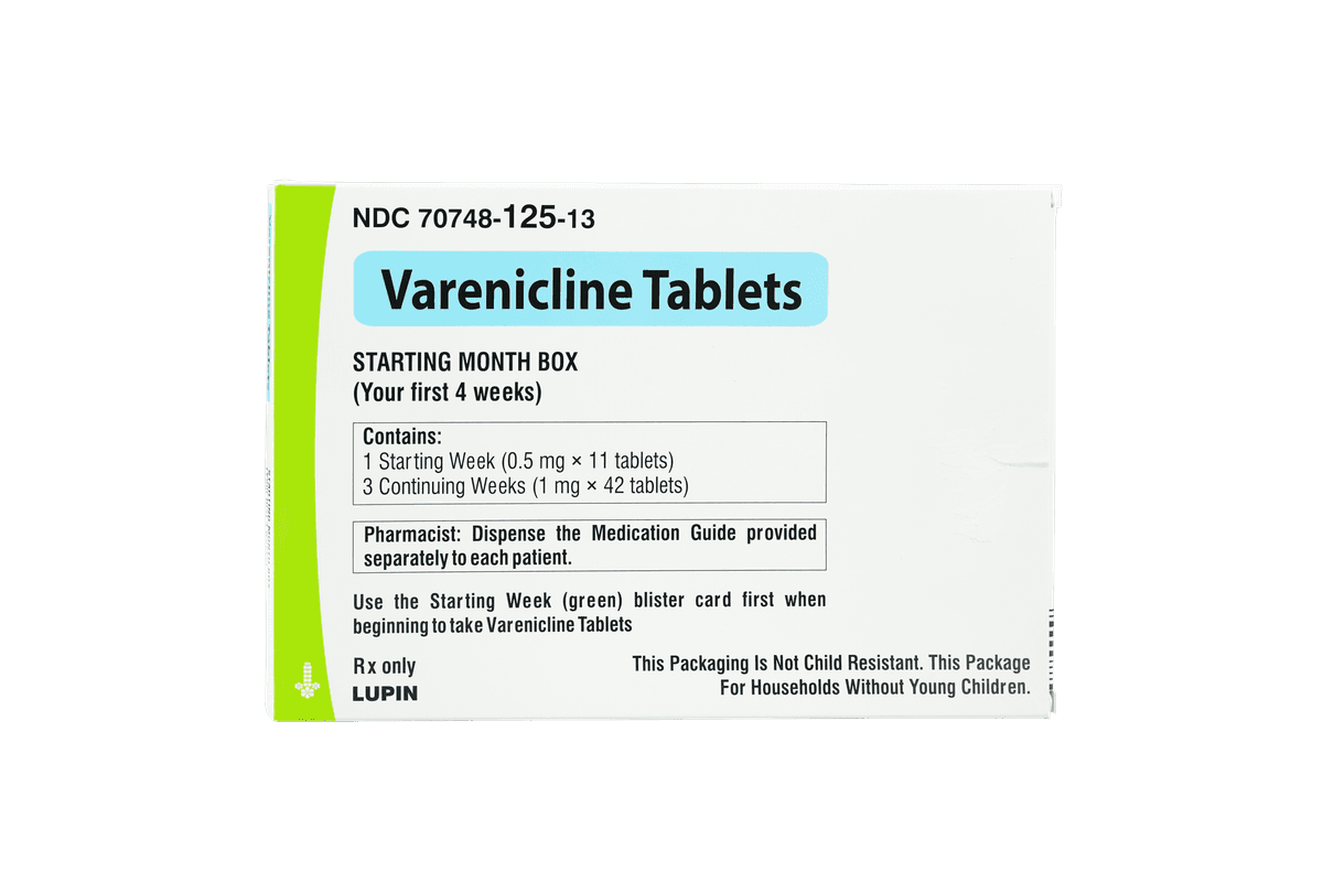Varenicline Tartrate Tablets