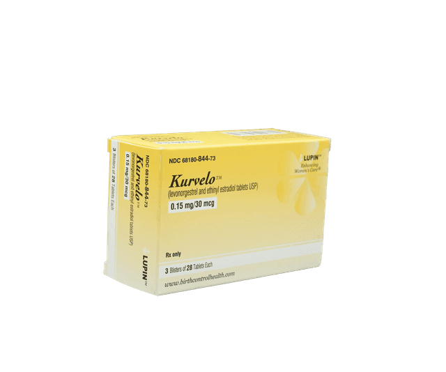 Kurvelo TM (levonorgestrel and ethinyl estradiol tablets USP) 0.15 mg30 mcg (2).webp