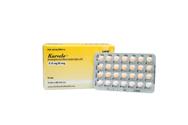 Kurvelo TM (levonorgestrel and ethinyl estradiol tablets USP) 0.15 mg30 mcg (3).webp
