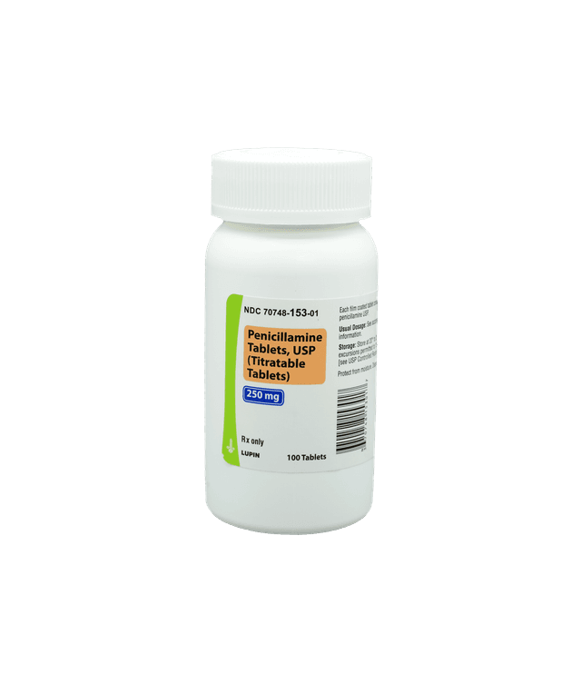 Penicillamine Tablets, USP (Titratable Tablets)  250 mg.webp