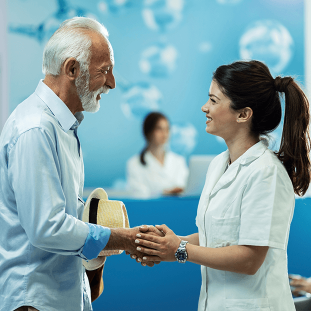 Quality and precision in pharmaceutical manufacturing - hand placing vial in controlled facility