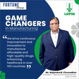 Rajendra Chunodkar named among the Game Changers in Manufacturing by Fortune India