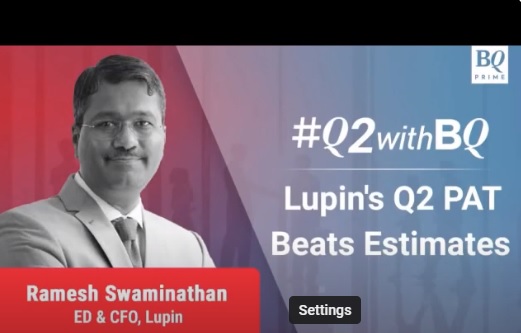 Lupin’s CFO on BQ Prime on the Q2 FY24 results