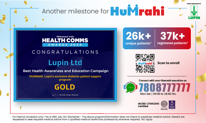 Humrahi wins GOLD at PRMoment HealthComms Awards 2024