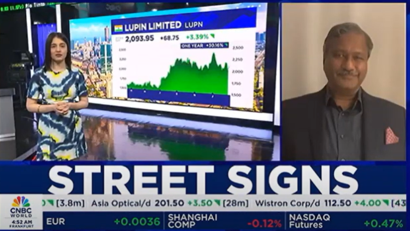 Ramesh Swaminathan, ED, Global CFO and Head of API Plus SBU, Lupin with CNBC Asia- Q3 FY25 Earnings, 13th February 2025